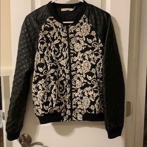 Brocade bomber jacket